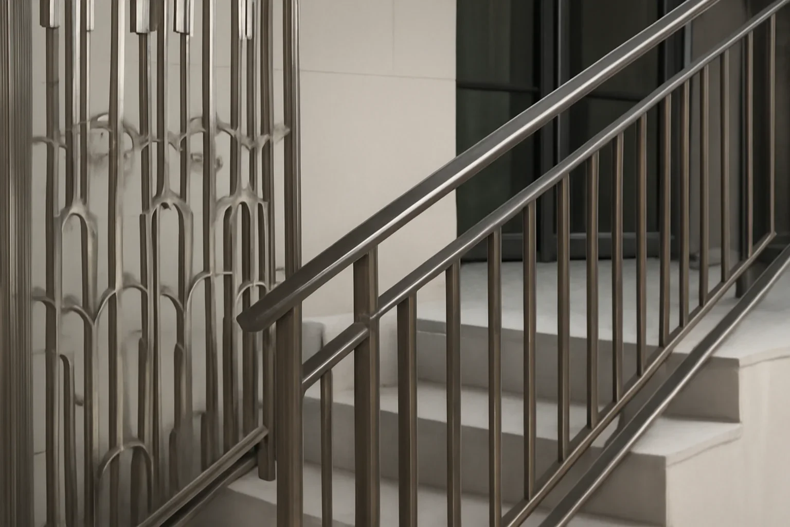 Architectural Metalwork project with refined metal fabrication details