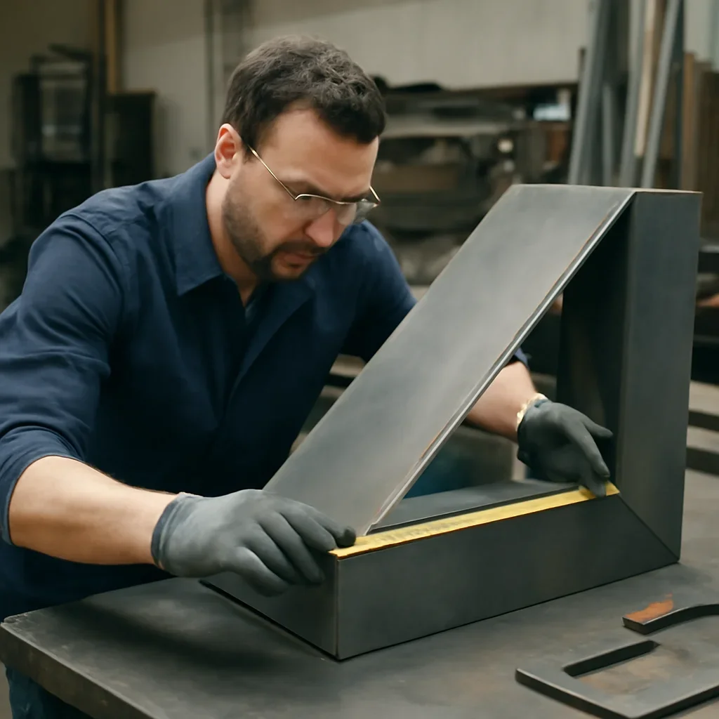 Fabrication and fit-up process for architectural metalwork