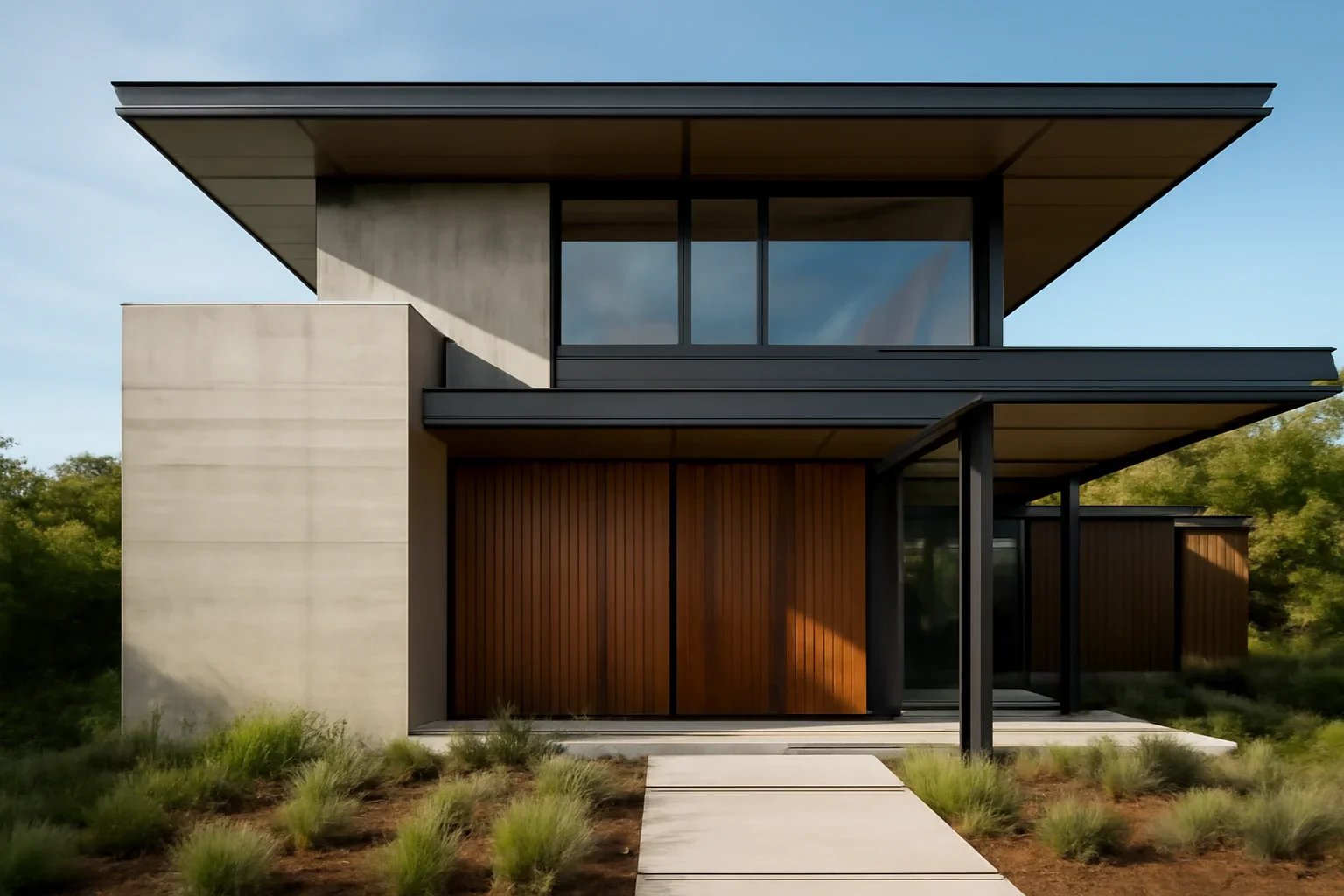 Sonny Residence Case Study project with refined metal fabrication details