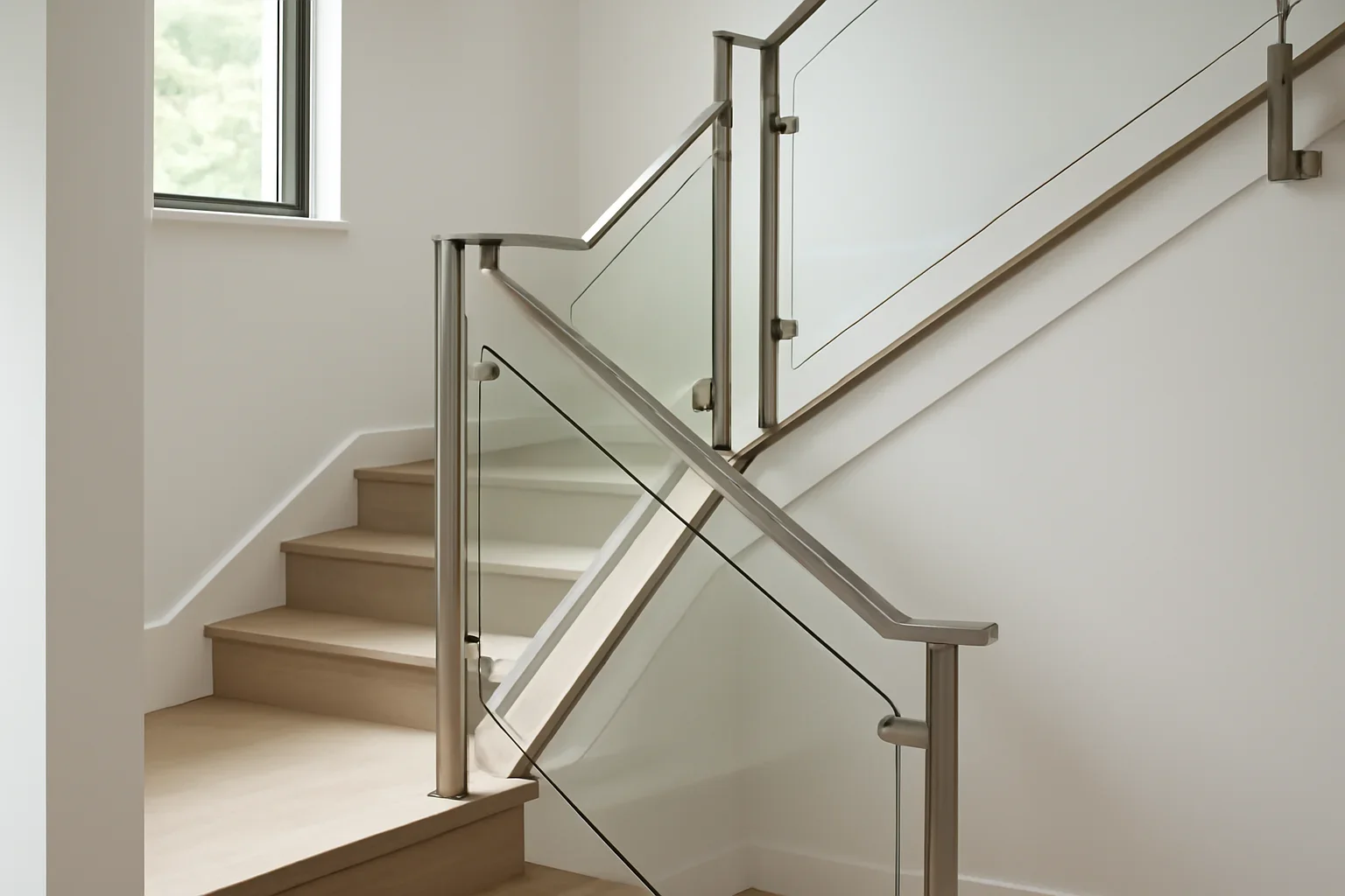Wemberly Interior Rails Case Study project with refined metal fabrication details