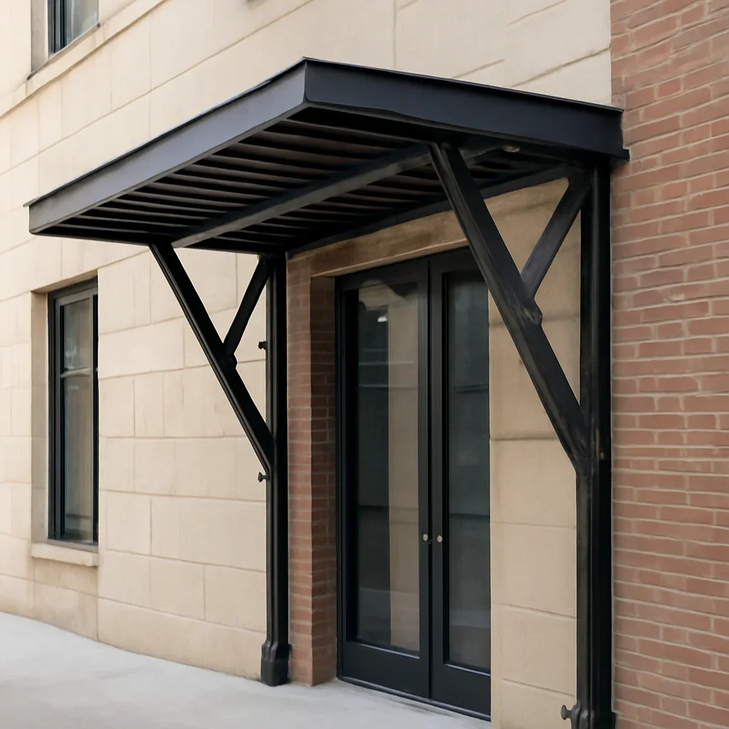 Installed manassas metal fabrication work in an architectural setting