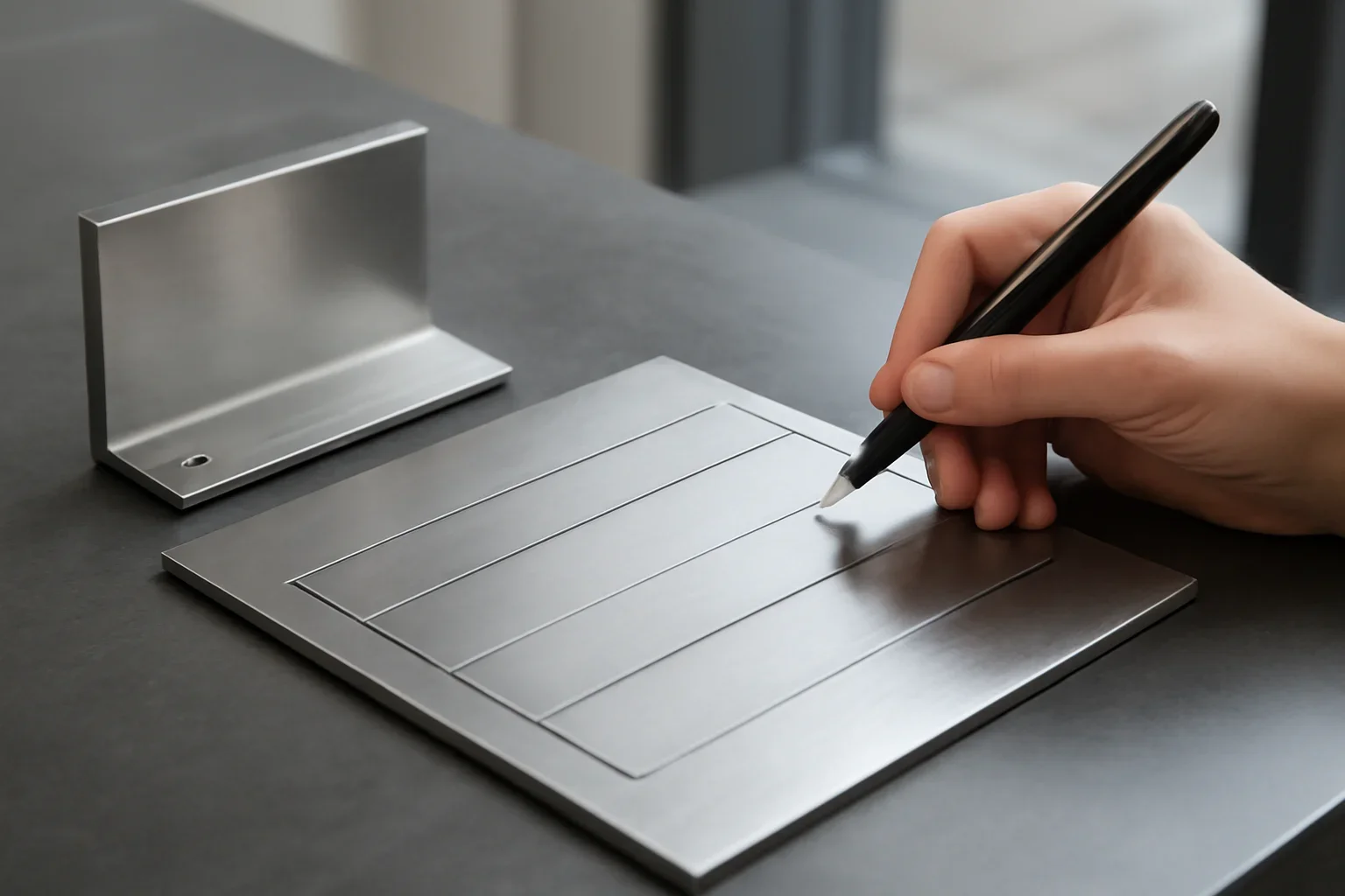 Request a Quote project with refined metal fabrication details