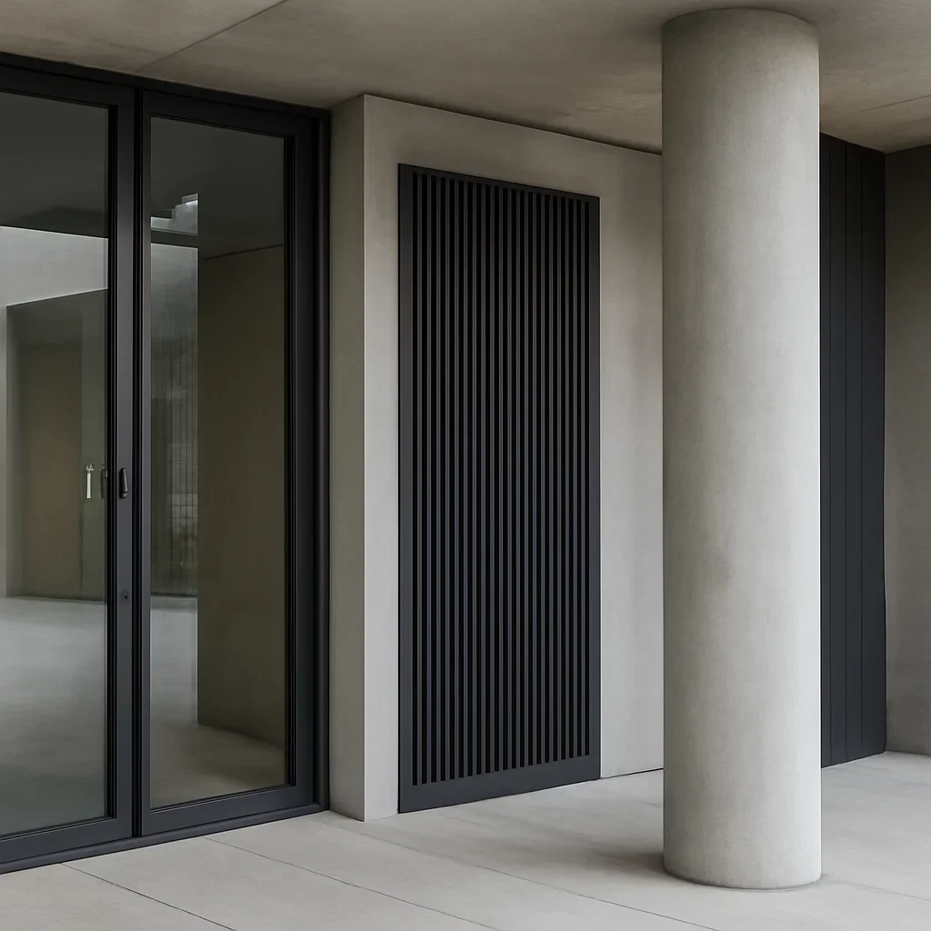 Installed solutions work in an architectural setting